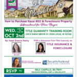 October 2019 First Homebuyers Class Flier