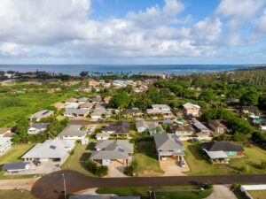 Wailua Houselots aerial