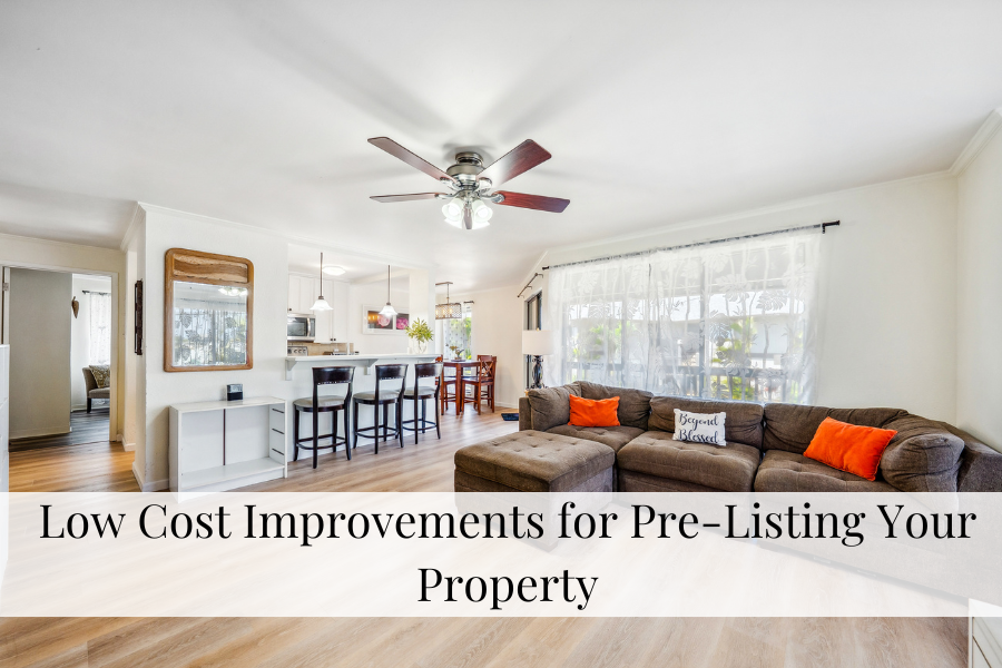 low-cost improvements for pre-listing 